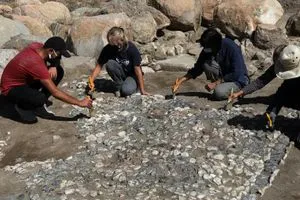 اكتشاف فسيفساء عمرها 1500 عام في تركيا