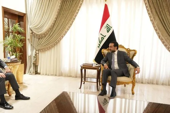الحلبوسي والقائم بأعمال السفارة الأمريكية يناقشان الاستعدادات للانتخابات المقبلة