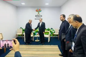 محادثات ثنائية بين وزير الخارجية الإيراني وغوتيريش على هامش قمة البريكس