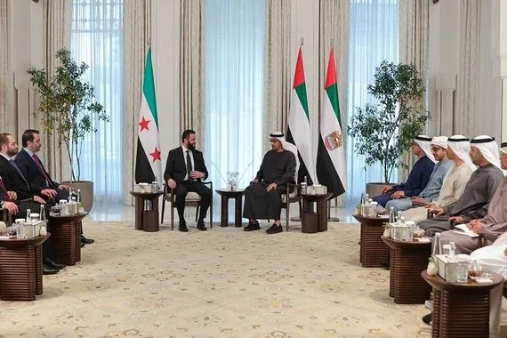 سوريا الجولاني في الإمارات لتوسيع قنوات التطبيع مع تل أبيب قناة العالم الاخبارية