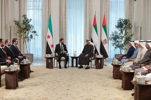 سوريا الجولاني في الإمارات لتوسيع قنوات التطبيع مع تل أبيب قناة العالم الاخبارية