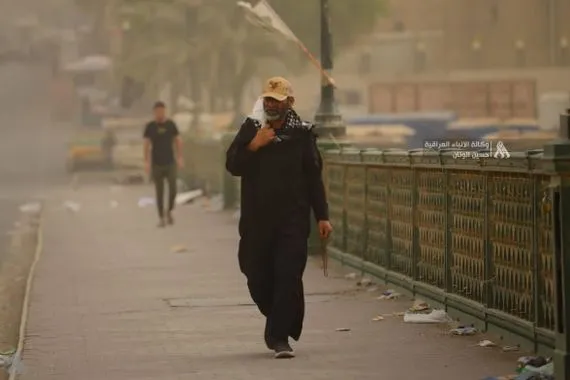 طقس العراق غبار واستمرار ارتفاع درجات الحرارة وكالة الانباء العراقية واع