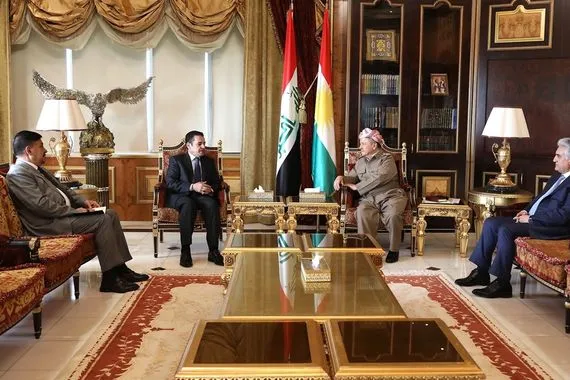 الأعرجي وبارزاني المركز والإقليم يرغبان بحل القضايا والملفات المشتركة وفق الدستور