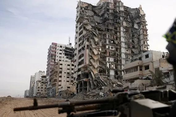 انهيار مبنى مفخخ على جنود إسرائيليين في غزة