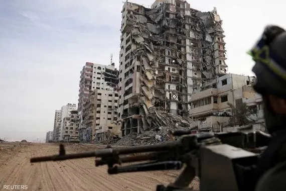 انهيار مبنى مفخخ على جنود إسرائيليين في غزة