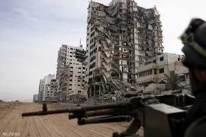 انهيار مبنى مفخخ على جنود إسرائيليين في غزة