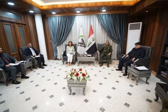 الحشد الشعبي يبحث مع وفد أممي تعزيز الشراكات مع المنظمات الدولية وكالة بغداد اليوم الاخبارية
