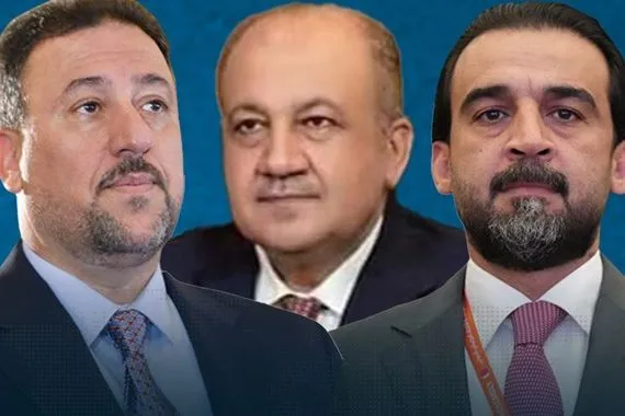 من باعة الدهن إلى ضباع المال والسياسة الحلبوسي والخنجر والعباسي يسرقون العراق من قلبه