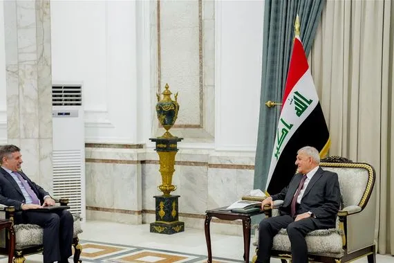رئيس الجمهورية للقائم بأعمال السفارة الأمريكية ضرورة مواصلة جهود تطويق مناطق التوتر