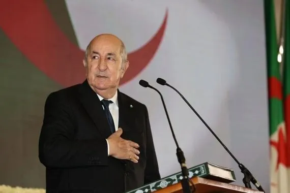 تبون نؤكد موقف الجزائر الثابت تجاه القضية الفلسطينية قناة العالم الاخبارية