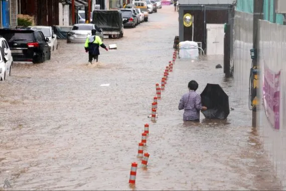ارتفاع حصيلة ضحايا الأمطار الغزيرة في كوريا الجنوبية إلى 14 شخصا وكالة الانباء العراقية واع