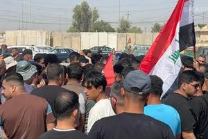 ديالى تظاهرة غاضبة في الخالص احتجاجا على تردي الخدمات صور شفق نيوز