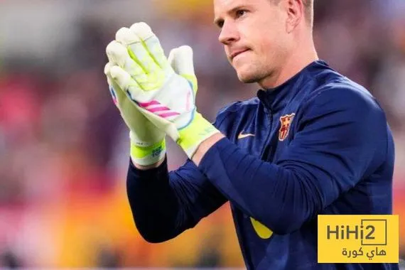 على المكشوف تير شتيغن يُلاعب برشلونة