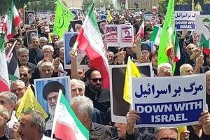 انطلاق مسيرات جمعة الغضب والنصر في إيران دعمًا لفلسطين وإدانة للكيان الصهيوني