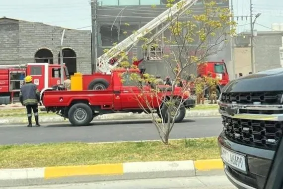 اندلاع حريق داخل مطعم في الانبار صور شفق نيوز