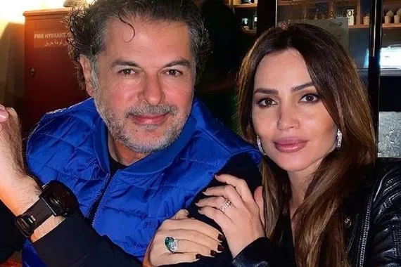 زوجة راغب علامة تحسم الجدل بشأن شائعة انفصالهما