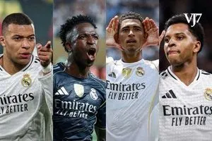 بالأرقام مبابي يهيمن على هجوم ريال مدريد