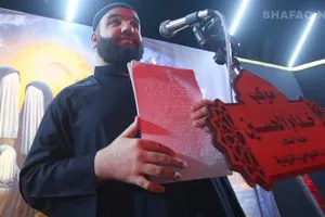رادود حسيني ومدرس لغة عربية يحقق حلمه رغم فقدان البصر صور شفق نيوز