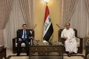 السوداني يزور المالكي للاطمئنان على صحته
