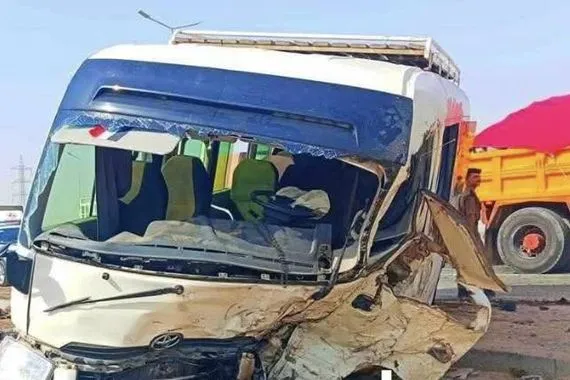 مصرع واصابة 20 زائرا ايرانيا بحادث مروع شمالي بغداد