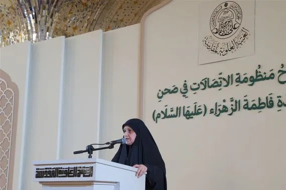 الأول من نوعه وزيرة الاتصالات تفتتح مشروع منظومة الاتصالات الموحدة لخدمة زوار العتبات