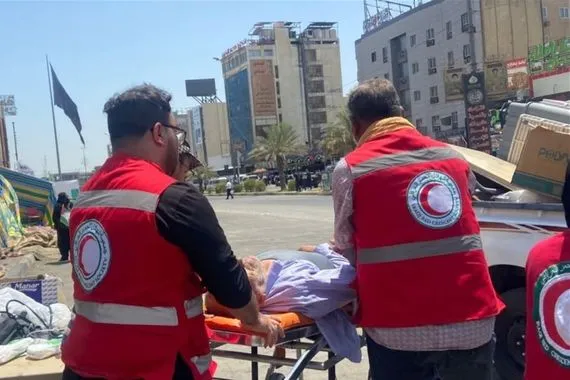 خلال الاربعينية الهلال الأحمر يعلن تقديم خدمات لأكثر من 980 ألف عراقي وأجنبي