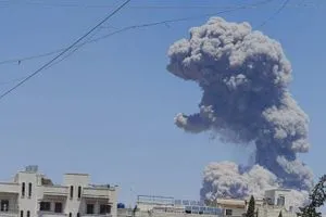 انفجارات تهز إدلب السورية Azzaman