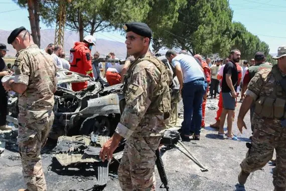 مسيرة إسرائيلية تغتال شرطيا جنوبي لبنان شفق نيوز