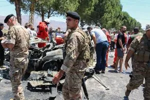 مسيرة إسرائيلية تغتال شرطيا جنوبي لبنان شفق نيوز