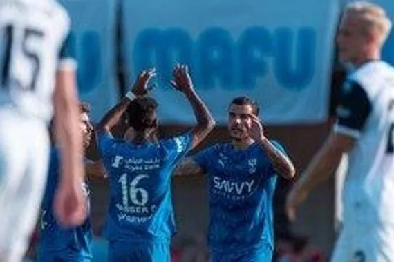 شاهد هدف الهلال الأول فيديو