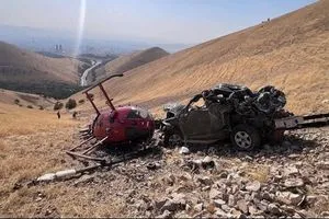 مصدر يكشف ملابسات سقوط مروحية غرب السليمانية