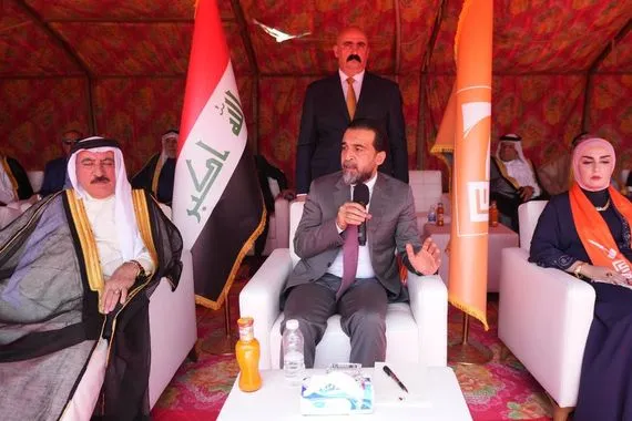 الحلبوسي يحضر تجمّعاً لمرشَّحة تقدم دعاء حسين الحشماوي وعشائر يثرب تعلن دعمها لمرشحي الحزب