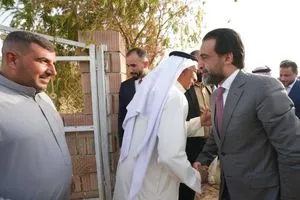 الحلبوسي يزور مقبرة حماة الديار مستذكراً الشهداء