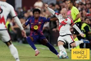 احصائيات الشوط الأول من مباراة برشلونة و رايو فاليكانو