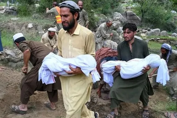 أفغانستان ارتفاع عدد ضحايا الزلزال الى أكثر من 5800 شخص وكالة بغداد اليوم الاخبارية