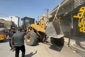 أمانة بغداد حملة إزالة التجاوزات أعادت فتح شوارع مغلقة منذ 20 عامًا وكالة الانباء العراقية واع