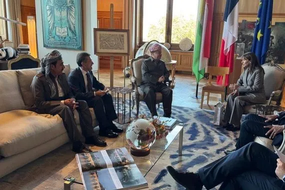 تكريماً للقوات الكوردية باريس تفتتح ممر البيشمركة بحضور بارزاني شفق نيوز