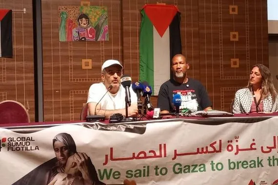 حفيد نيلسون مانديلا ينضم لأسطول كسر الحصار عن غزة شفق نيوز