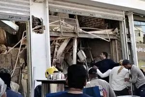 انهيار سقف مطعم في النجف