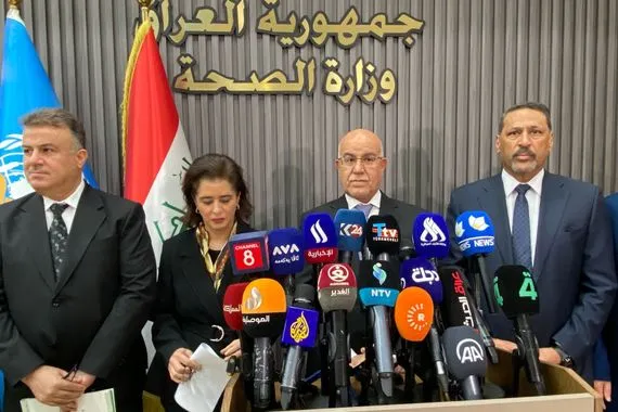 وزير الصحة زيارة وفد منظمة الصحة العالمية للعراق تعزز العلاقة والشراكة الحقيقية وكالة الانباء العراقية واع