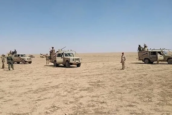تطهير 11 منطقة صحراوية مصنفة ضمن المناطق الخطرة غربي الانبار
