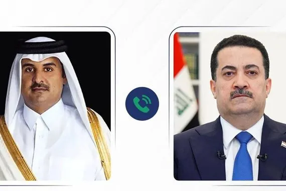 السوداني لأمير قطر متضامنون مع قطر وداعمون لأمنها وسلامة شعبها