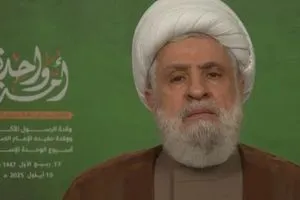 نعيم قاسم كفوا عن حديث حصر سلاح حزب الله واحذروا أمريكا شفق نيوز