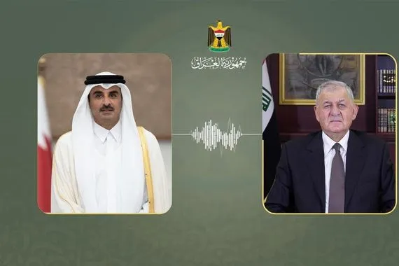 رئيس الجمهورية يؤكد إدانة العراق للعدوان الصهيوني وتضامنه مع الأشقاء القطريين وكالة الانباء العراقية واع