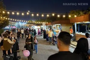 مهرجان المنتجات المحلية في أربيل يتحول إلى وجهة عائلية ليلية صور شفق نيوز