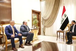 الحلبوسي والقائم بالأعمال الأميركي يبحثان الأوضاع السياسية في البلاد والانتخابات النيابية المقبلة