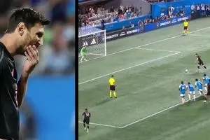 فيديو ميسي يتعرض للسخرية بعد إهداره ركلة جزاء بانينكا