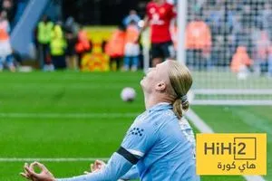 إحصائيات هالاند في مباراة مانشستر يونايتد