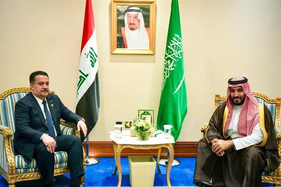 رئيس الوزراء وولي العهد السعودي يبحثان العلاقات الثنائية والتحديات الإقليمية المشتركة