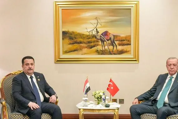 السوداني وأردوغان يؤكدان على العمل المشترك للحد من التجاوزات الإسرائيلية